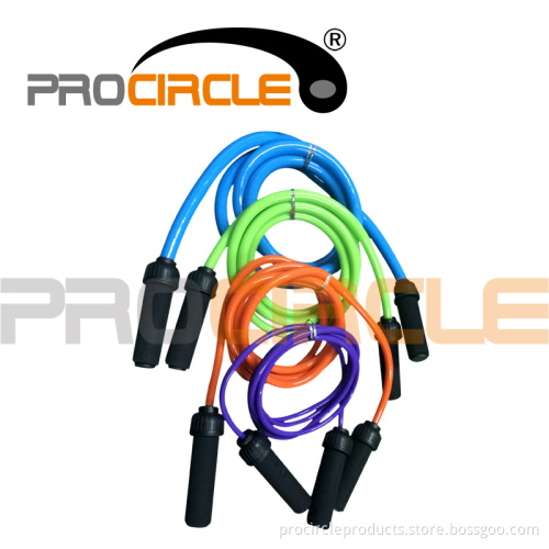 Crossfit Solid Power Latex Jump Rope with Foam Handle (PC-JR1054)